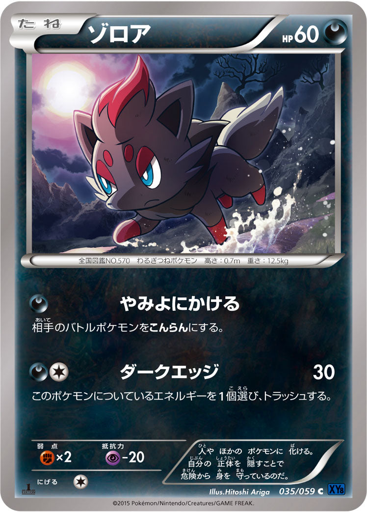 ゾロア [C_035/059_XY8-Bb]
