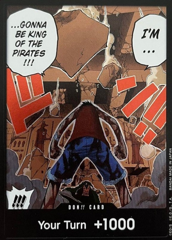【英語版】...GONNA BE KING OF THE PIRATES!!! ルフィvsクロコダイル [-_-_-] 【DF-01】