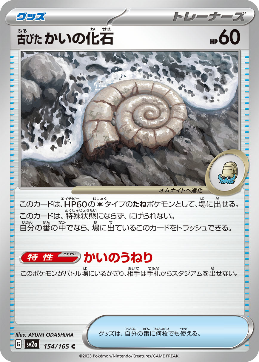 古びたかいの化石 [C_154/165_SV2a]