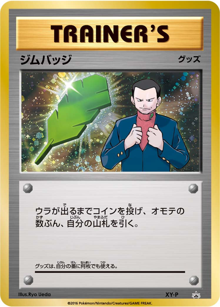 ジムバッジ (ジムバッジゲットバトル 上位入賞 サカキ） [-_XY-P_XYP]