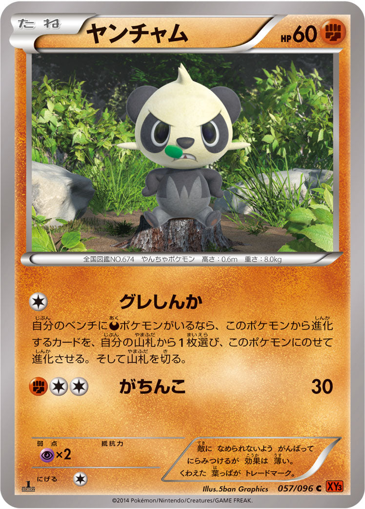 ヤンチャム [C_057/096_XY3]
