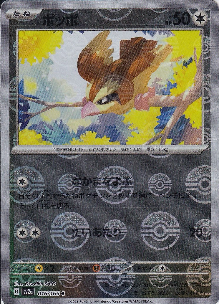 ポッポ [C_016/165_SV2a](モンスターボール)