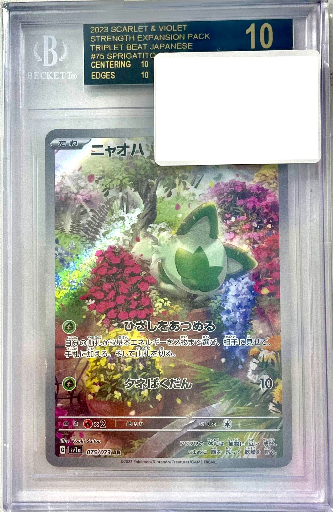 【BGS10】ニャオハ [AR_075/073_SV1a]