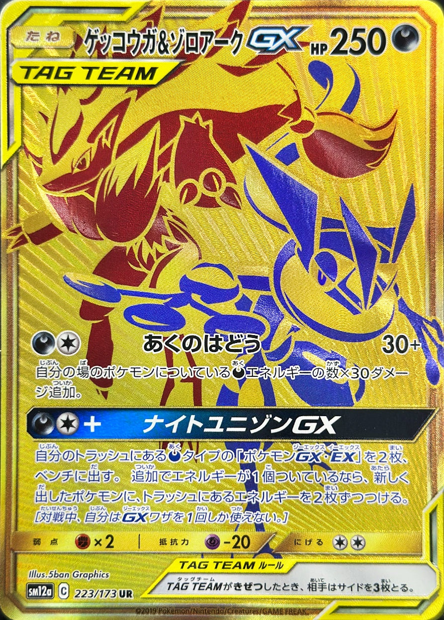 ゲッコウガ＆ゾロアークGX [UR_223/173_SM12a]