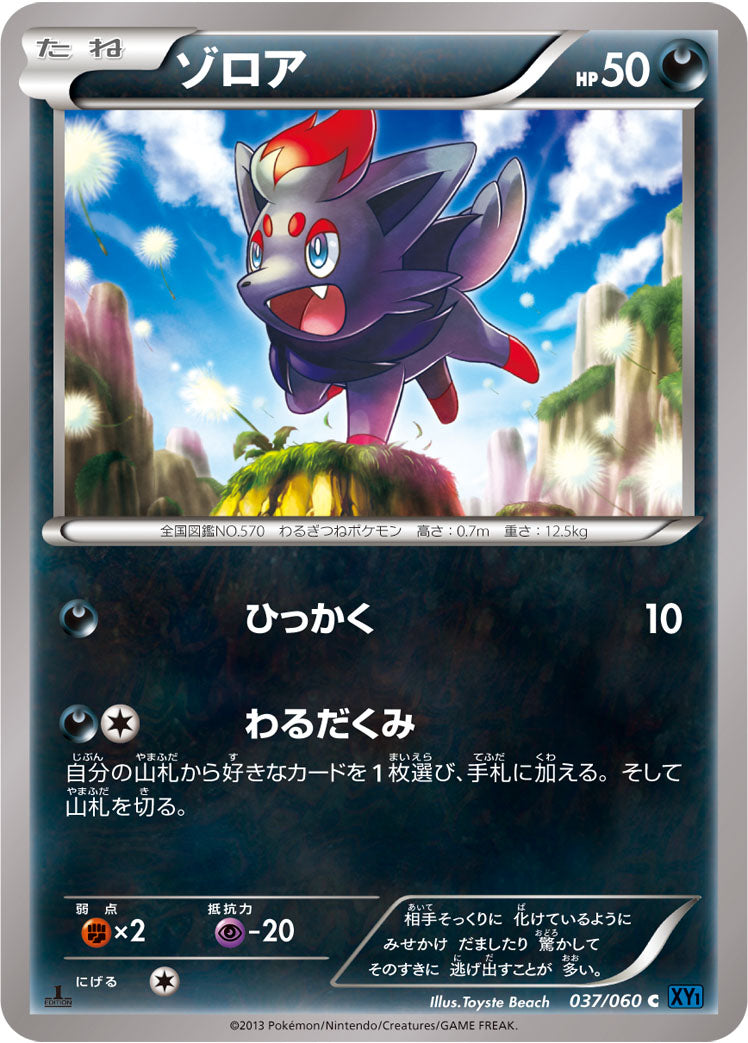 ゾロア [C_037/060_XY1-Bx]